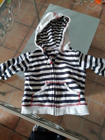 Gilet zippé 12mois