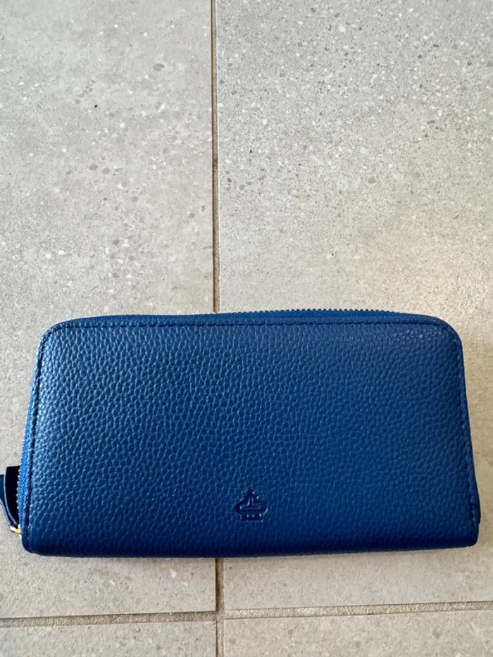 Portefeuille bleu Draeger - photo numéro 2