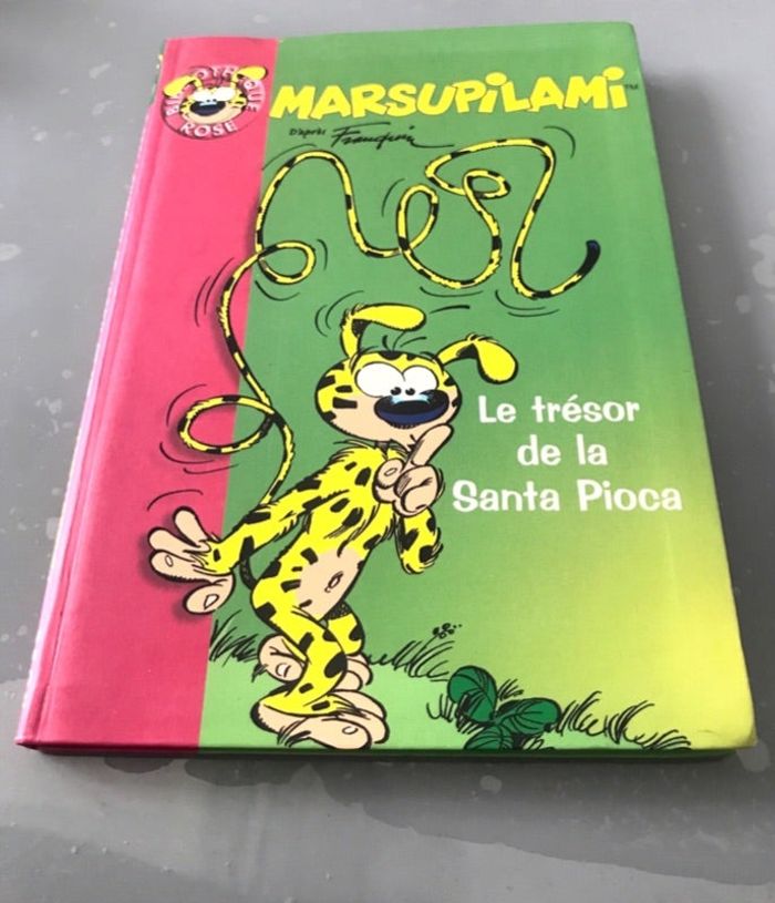 Livre Marsupilami bibliothèque rose Le Trésor de la Santa Pioca