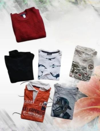 Lot de 6 hauts garçon 8 ans