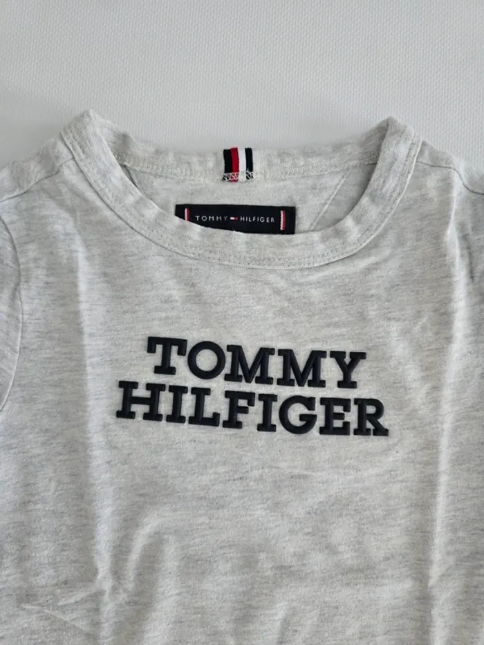 Tee shirt gris - Tommy Hilfiger - photo numéro 4