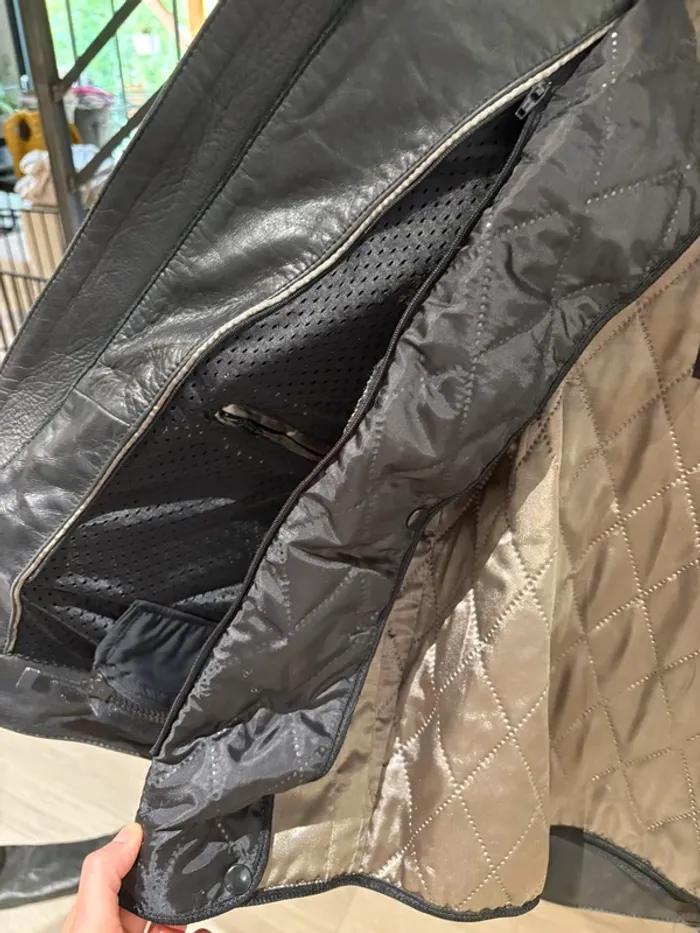 Veste moto homme tout cuir IXON - photo numéro 6
