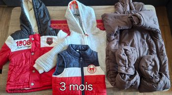 Lot manteau doudoune combinaison