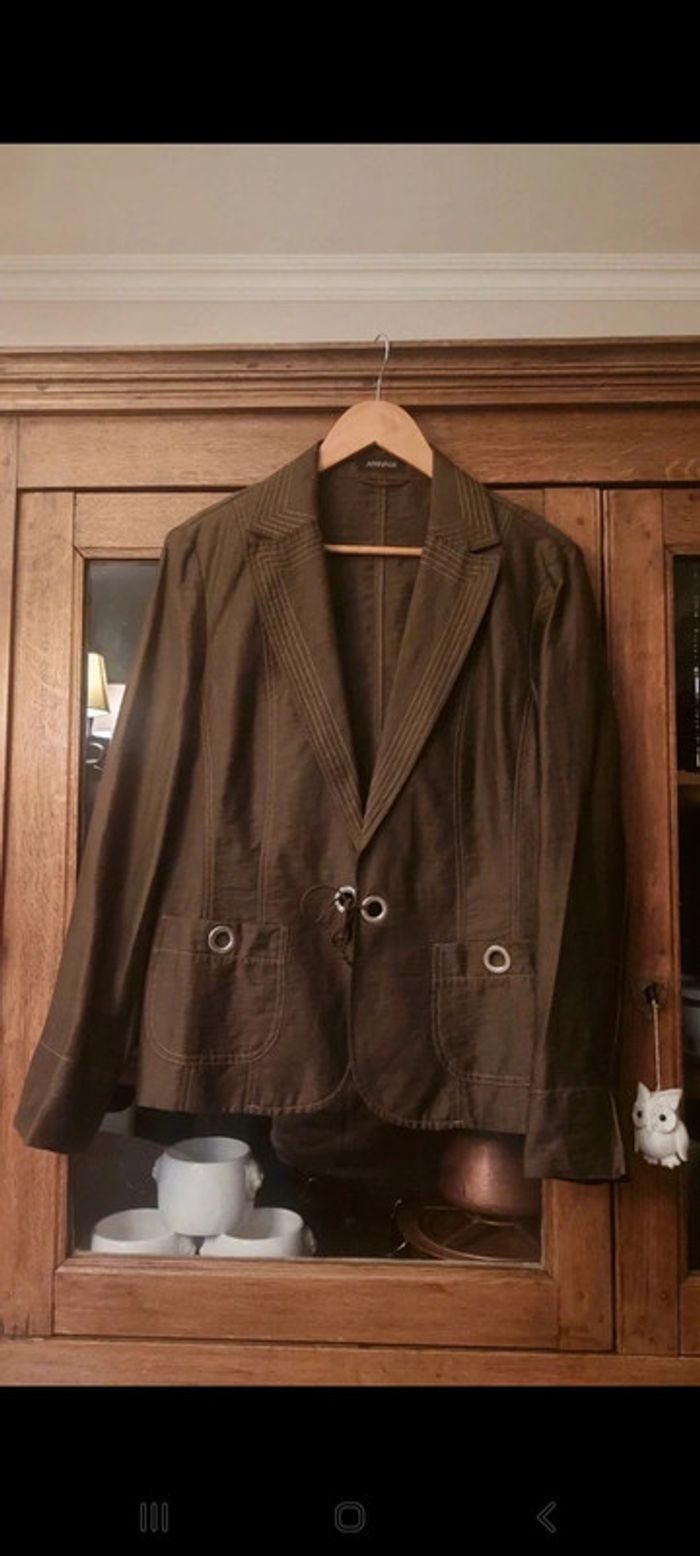 Blazer elegant Apanage lin et viscose be/fr 46