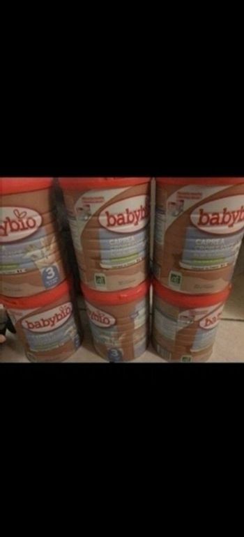 Babybio caprea 3eme âge lot de 6 boîtes neuves