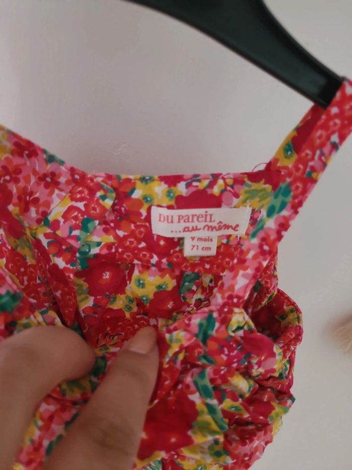 Robe fleurs bébé fille - photo numéro 3