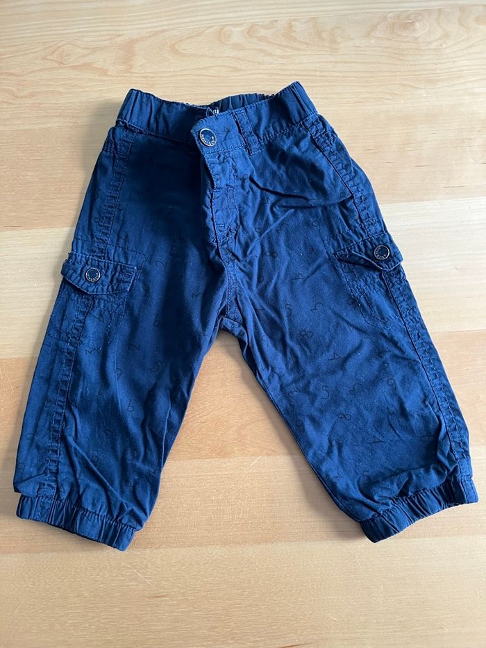 Pantalon bleu marine 9mois Kiabi