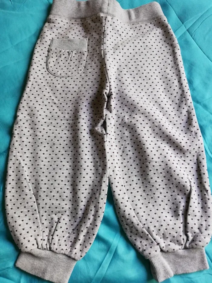 Pantalon de sport gris fille - photo numéro 2