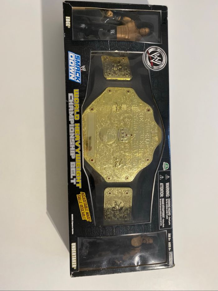 Ceinture de catch collector Championnat WWE Edge et Undertaker