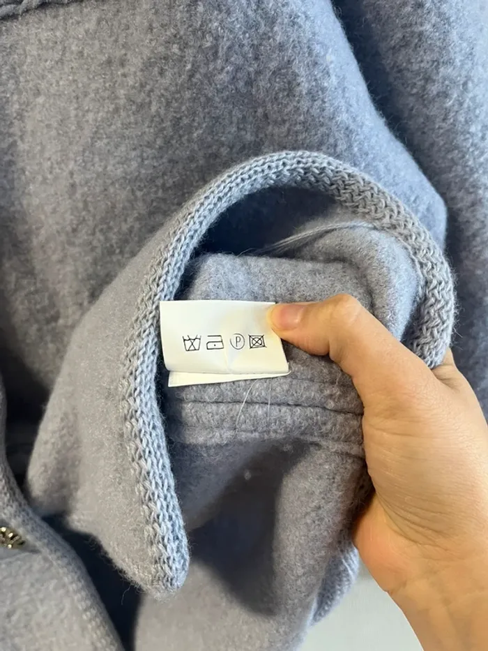 Veste manteau en laine  M/L - photo numéro 7