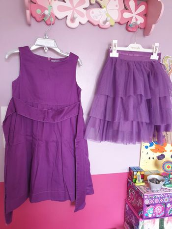 Robe Vertbaudet + jupon en tulle