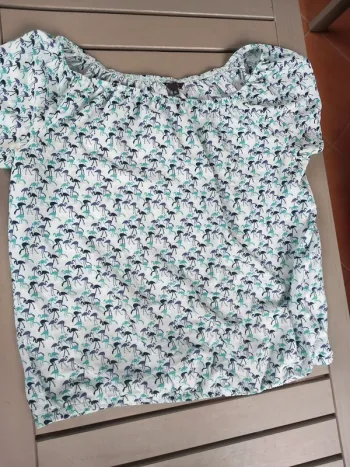 Blouse flamants bleus JBC