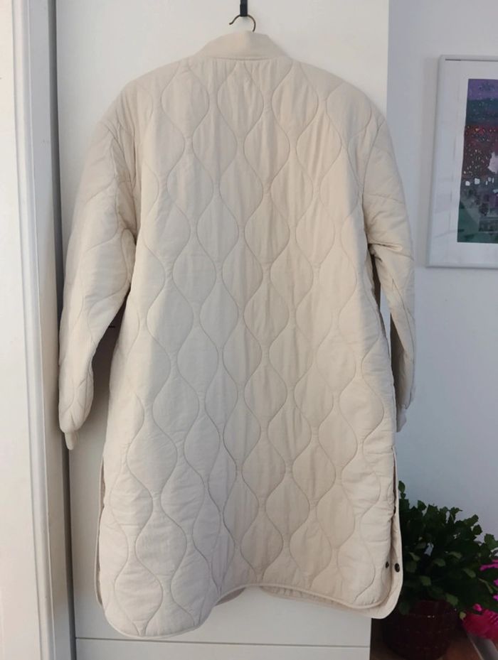 Veste matelassée longueur blanc cassé taille 42 - photo numéro 6