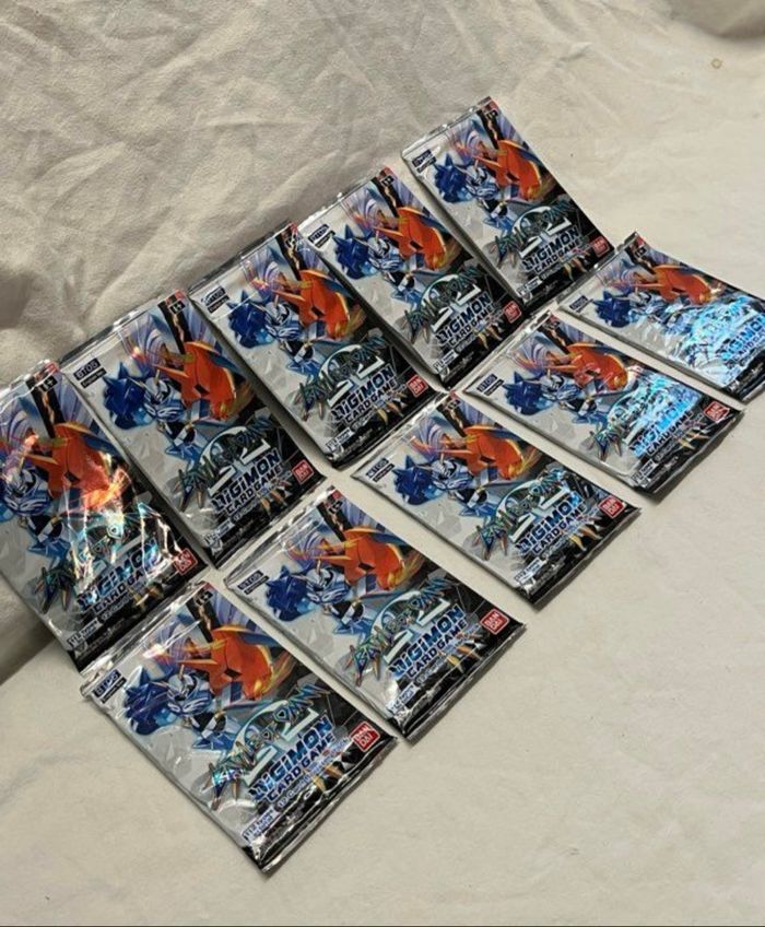 10 Boosters Digimon Battle of Omni neufs scellés - photo numéro 3