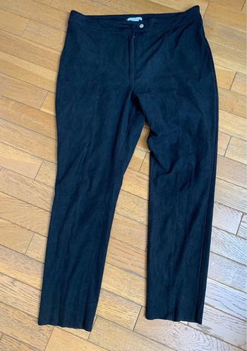 Pantalon H&M en similicuir daim taille 44/46