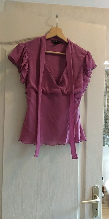 Haut façon voile H&M mauve T36