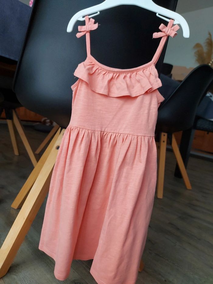 Robe corail à fines bretelles Vertbaudet 4 ans - photo numéro 2