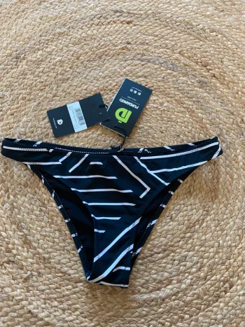 Culotte maillot de bain noir et blanc Taille S
