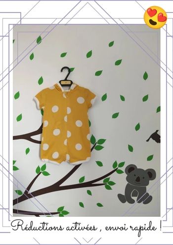 Jolie barboteuse petit bateau 6 mois