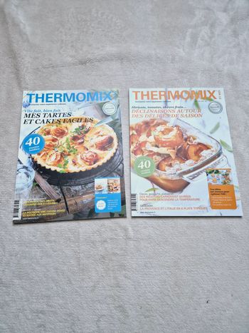 Lot de 2 magazines de recette thermomix