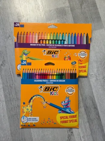 Feutres et crayons de couleurs BIC Kids