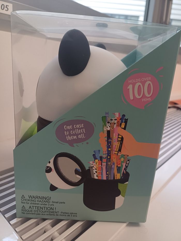 Pot à stylos Legami Super Kawaii Panda 100 Stylos (neuf sous blister) - photo numéro 2
