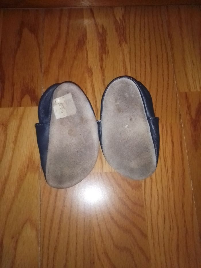 Chaussons cuir 6-12 mois - photo numéro 3
