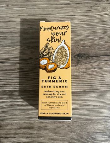 Sérum hydratant apaisant curcuma extraits de figue