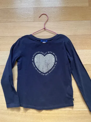 T shirt manches longues okaïdi 8 ans