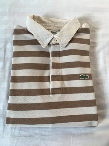 Polo Lacoste manche longue Vintage Taille L