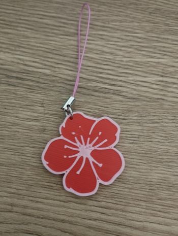 Bijoux de téléphone fleur
