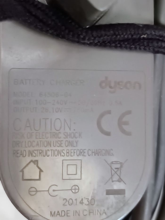 Chargeur Original Officiel Dyson Modèle 64506-04 Aspirateur,26.1V Alimentation - photo numéro 3