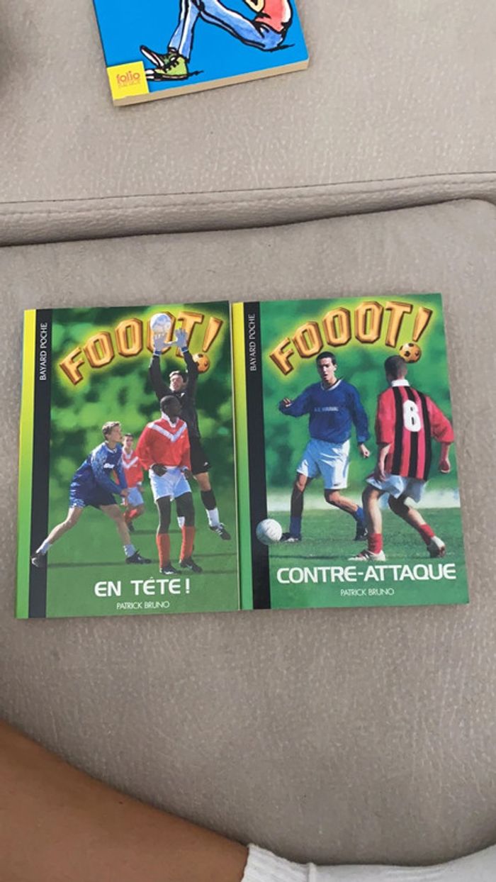 Lot de 2 livre de foot
