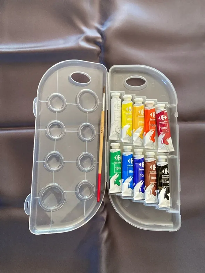 Ensemble gouaches + palette - photo numéro 2