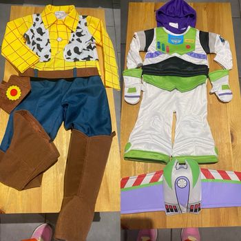 Duo déguisement Woody et Buzz l’éclair