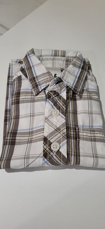 Chemise garçon a carreaux