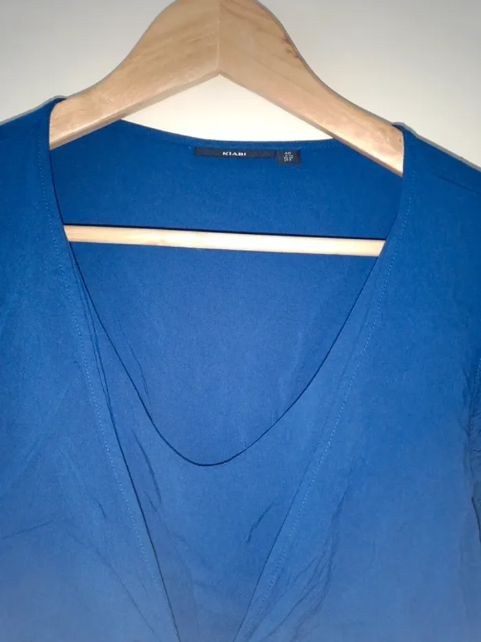 Robe compatible grossesse T.40 Kiabi indigo - photo numéro 2