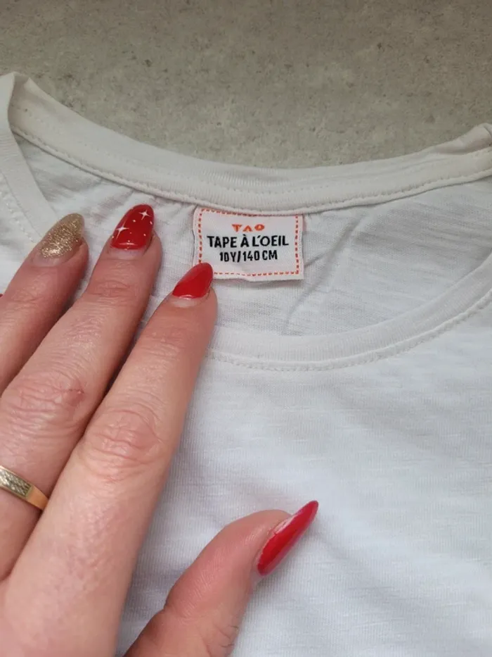 Tee shirt manches longues fille 10 ans - photo numéro 3