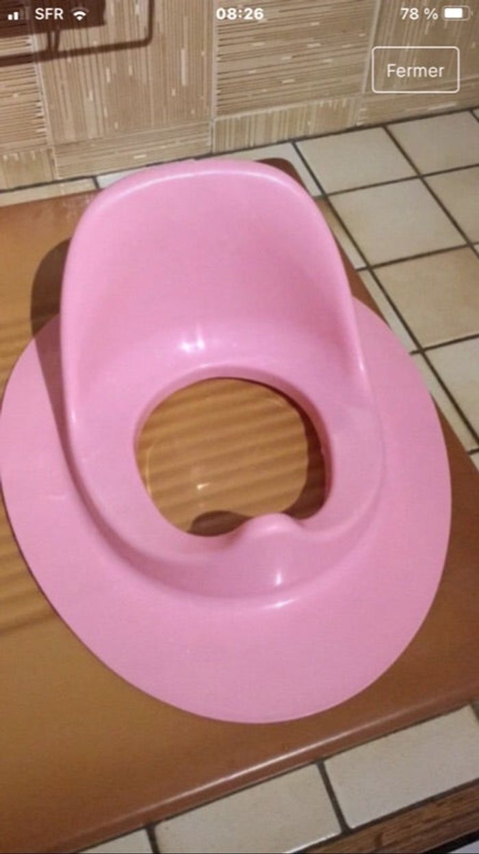 Siège de toilette mot d’enfant 👧