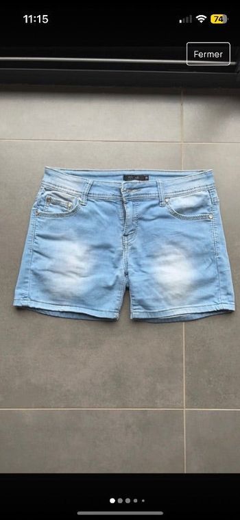 Short en jeans de chez Agathe Velmont