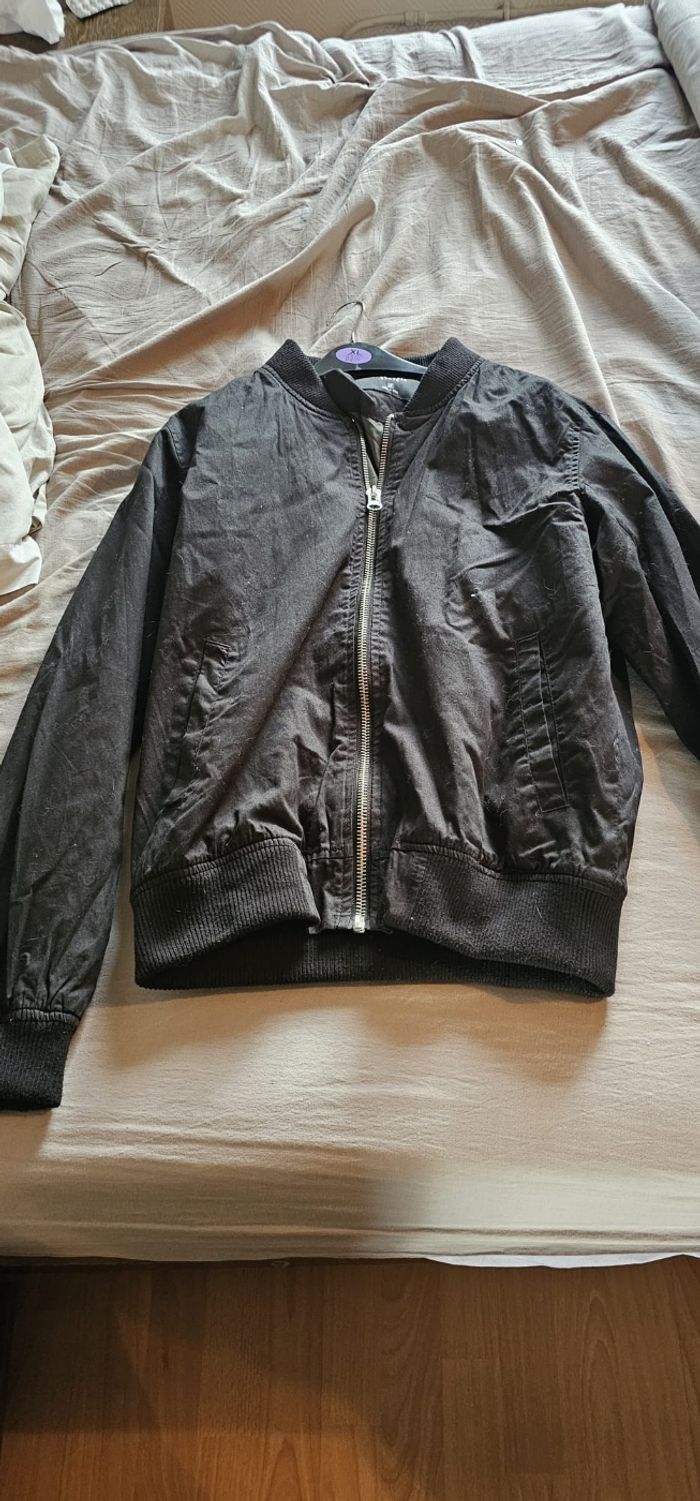 Blouson aviateur  noir homme - photo numéro 3