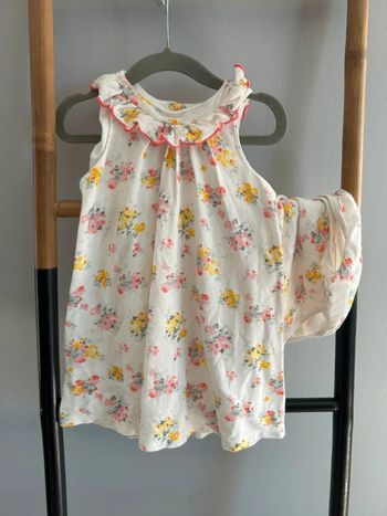 Robe Petit Bateau à fleurs – Taille 24 mois