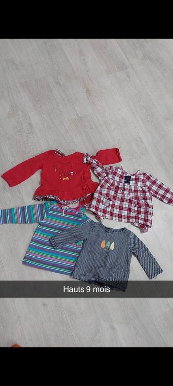 Lot haut 9mois