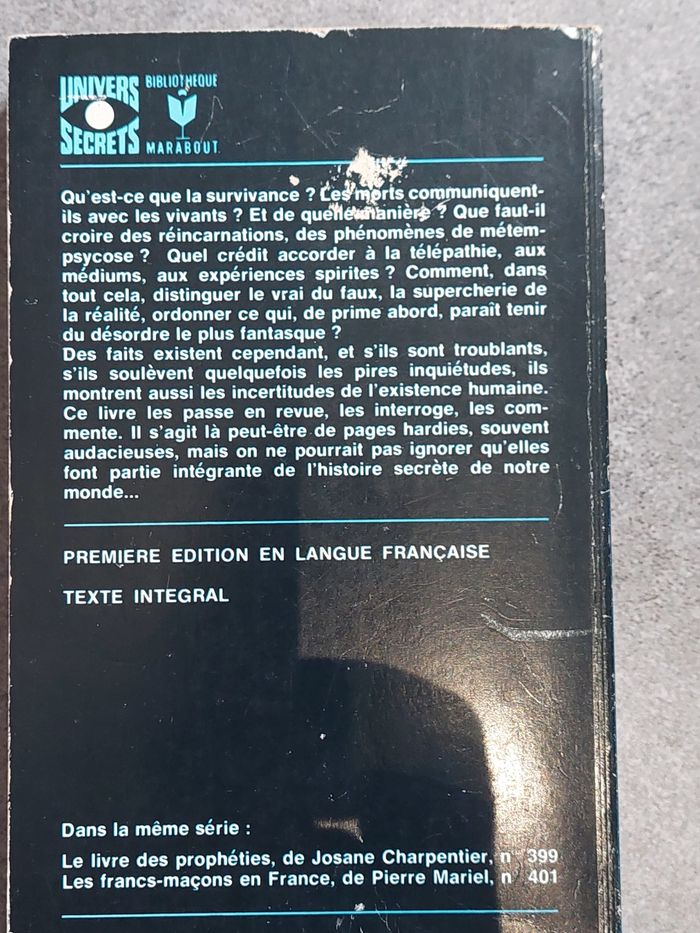 Les enignes de la survivance - photo numéro 2