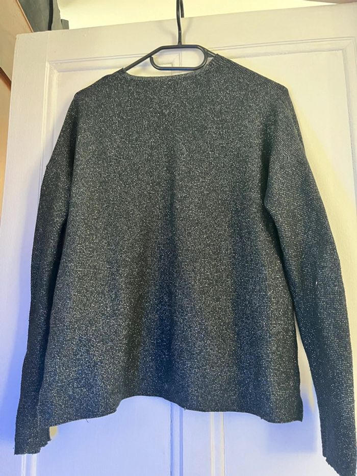 Pull noir et argent - photo numéro 3
