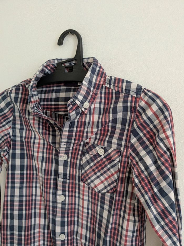 Chemise sergent major a carreaux 7 ans - photo numéro 2