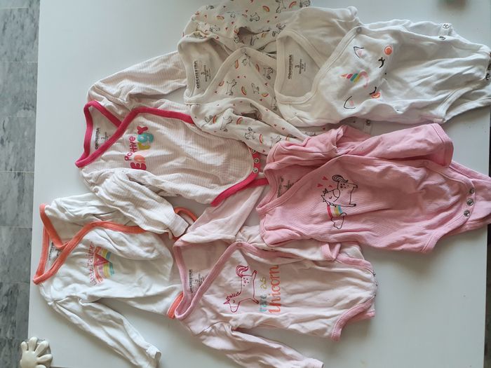 Lot de 6 bodies taille 3 mois - photo numéro 2
