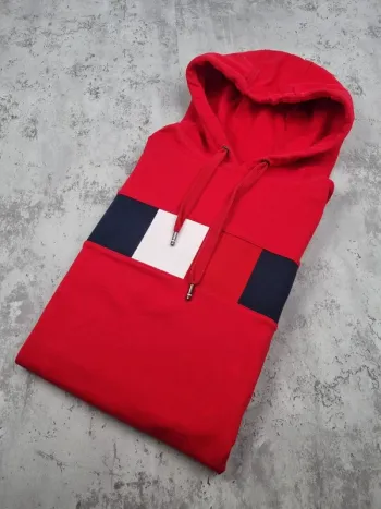 Robe sweat à capuche Tommy Hilfiger rouge S Femmes (mesures en photos)