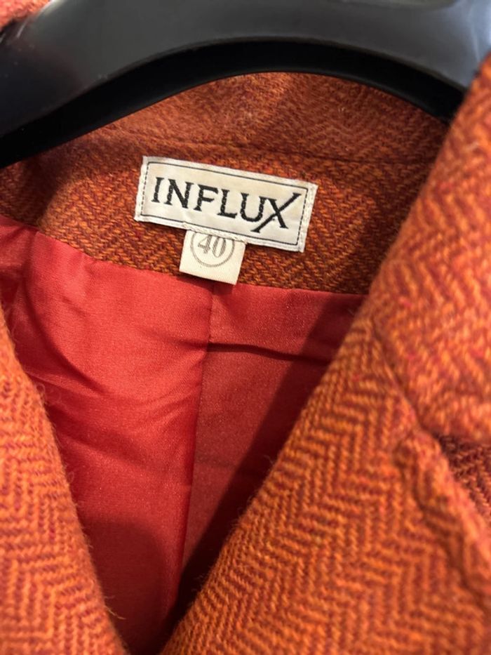 manteau influx taille 40 orange - photo numéro 2