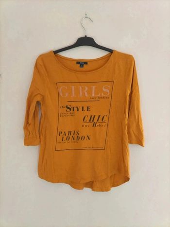 Tee shirt manches 3/4 12 ans